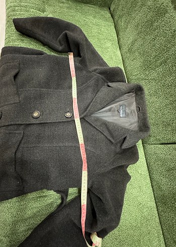 Kahverengi kaşmir kaban. - Görsel 5