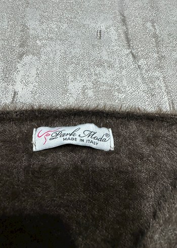 Bohem Çiçek Desenli Örgü Kahverengi Kazak - Görsel 4