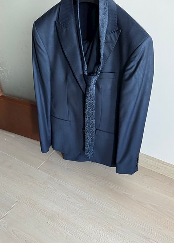 Lacivert Erkek Ofis Takım Elbise - Görsel 2