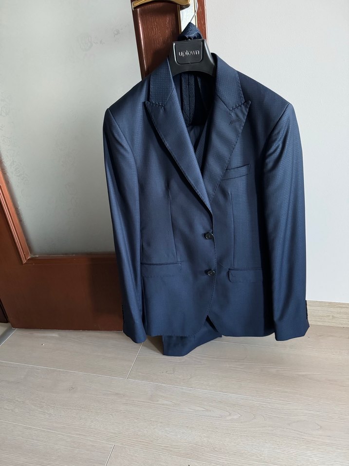 Lacivert Erkek Ofis Takım Elbise - Görsel 3