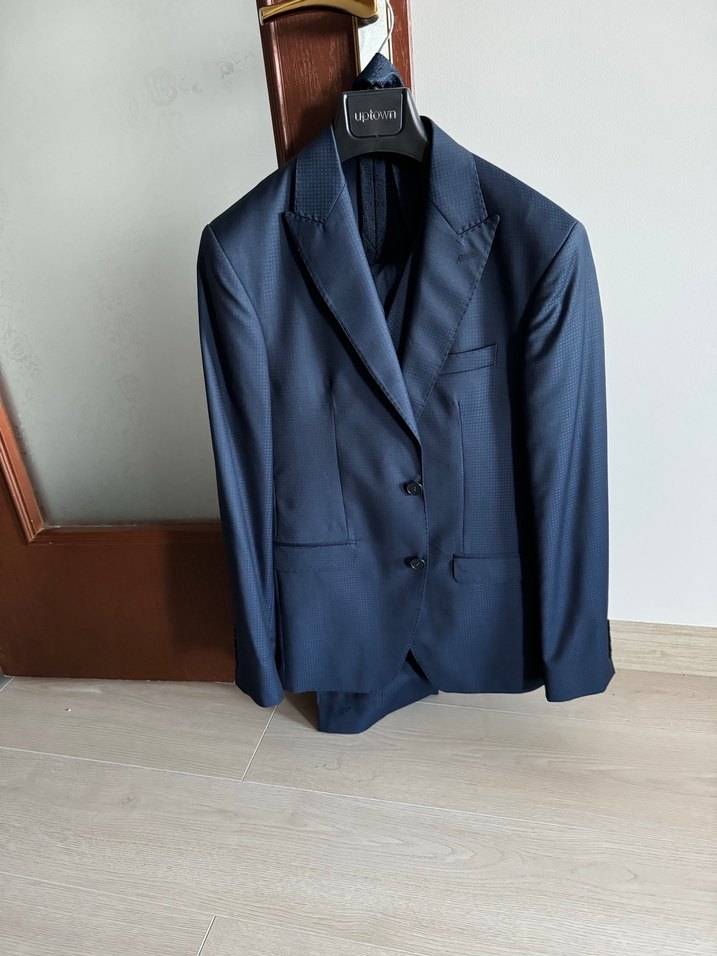 Lacivert Erkek Ofis Takım Elbise - Görsel 4