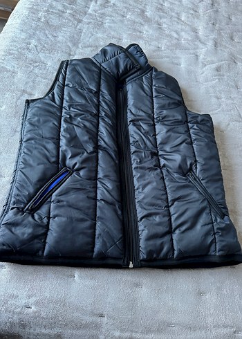 Lacivert Fermuarlı Unisex Yelek - Görsel 2