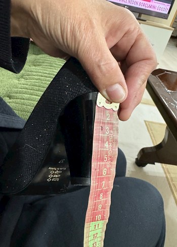 Siyah ışıltılı Dolgu Topuklu Kadın Ayakkabı - Görsel 10