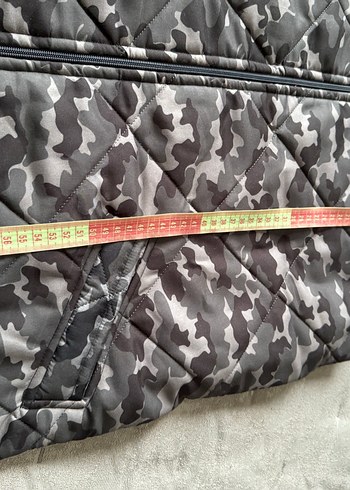 Erkek Gri Kamuflaj Fermuarlı Yelek - Görsel 5