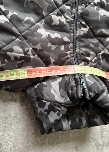 Erkek Gri Kamuflaj Fermuarlı Yelek - Görsel 6