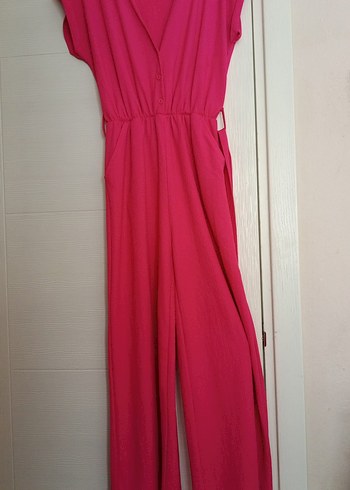 Pembe V Yaka Uzun Tulum - Görsel 3