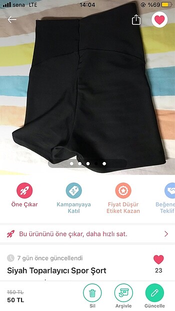 trenyolmilla biker şort