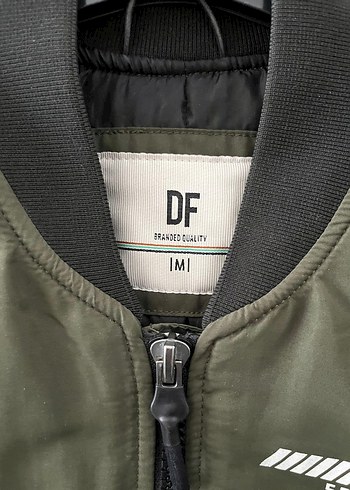 Unisex yeşil fermuarlı ceket - Görsel 2