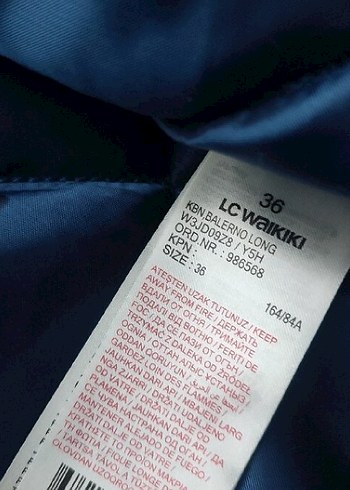 Unisex  Lacivert Fermuarlı  Ceket Mont - Görsel 4