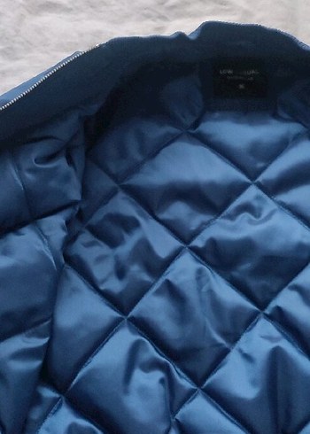 Unisex  Lacivert Fermuarlı  Ceket Mont - Görsel 6