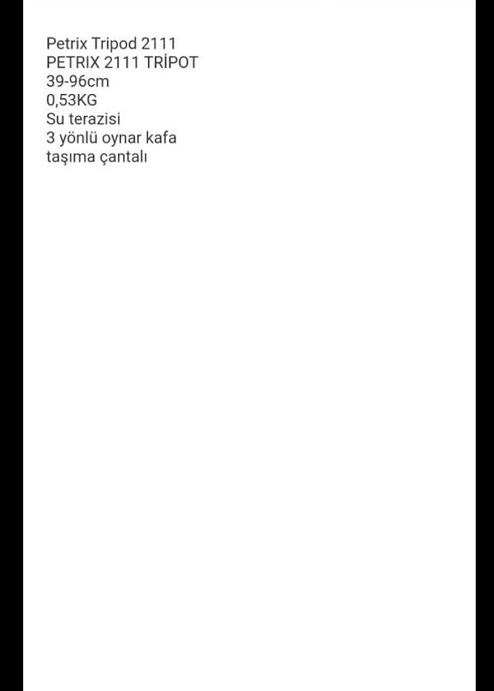 Tripod ayaklı tripod - Görsel 2