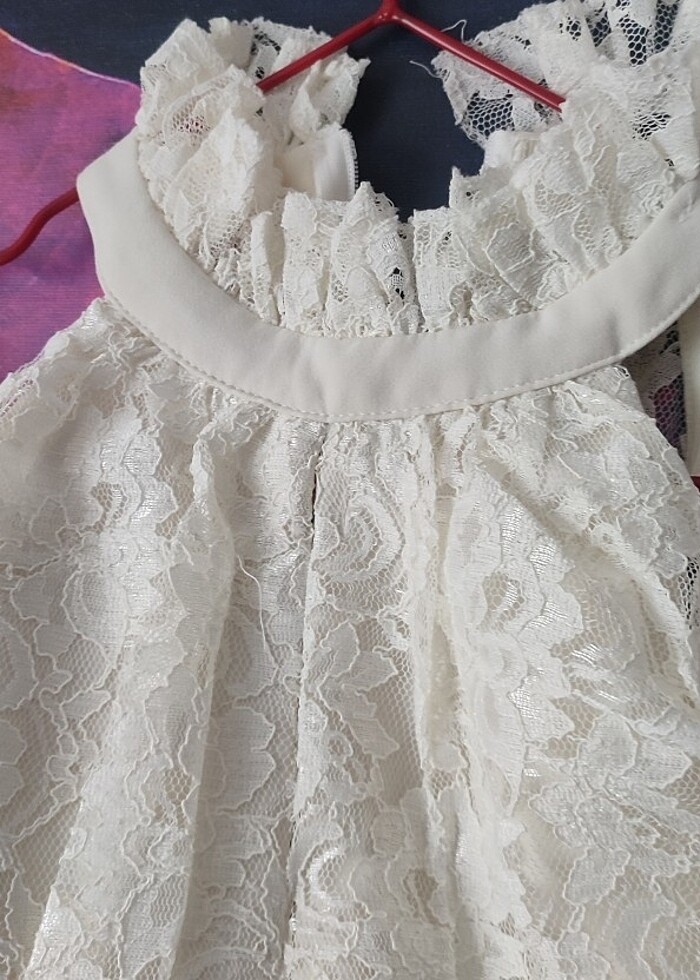 Beyaz söz nişan nikâh elbisesi  - Görsel 3