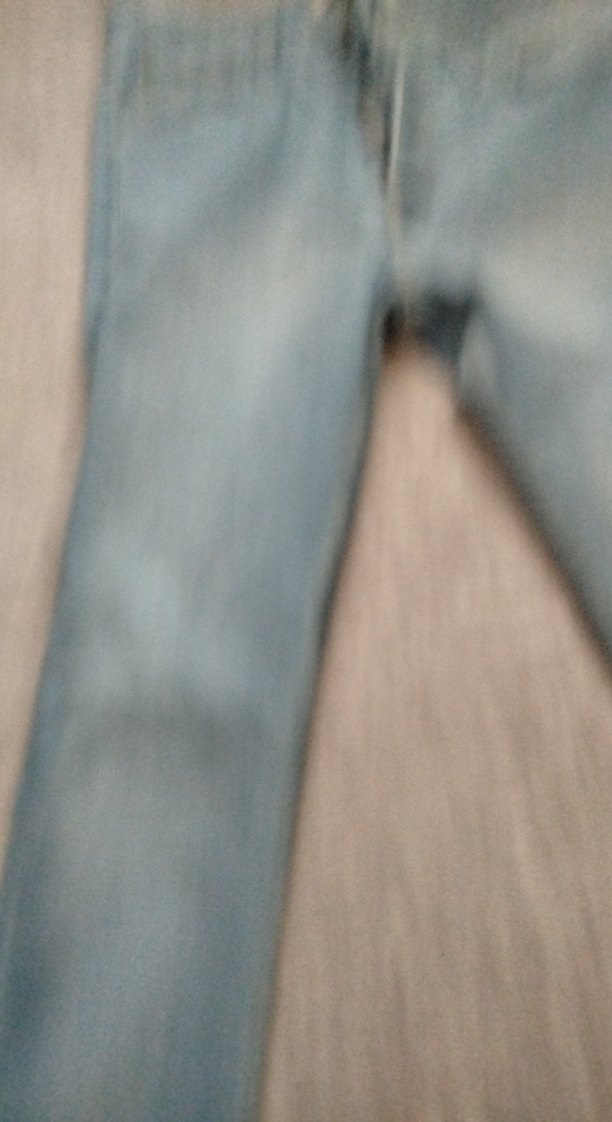 Düğmeli Mavi Erkek  Denim Pantolon - Görsel 4