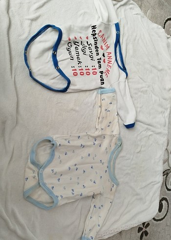 Uzun Kollu Pamuklu Bebek Body