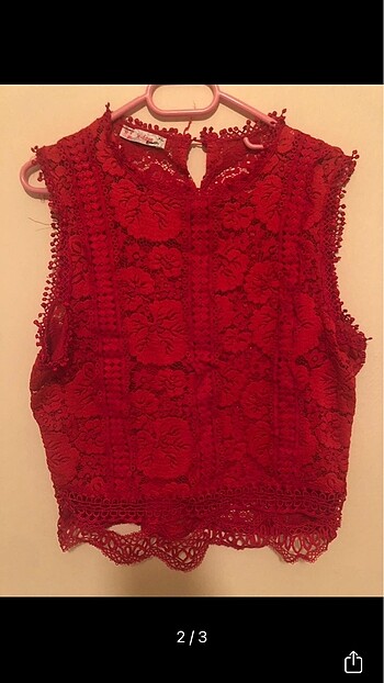 Crop dantel
