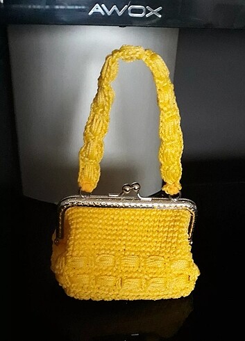  Beden sarı Renk Amigurumi çanta 