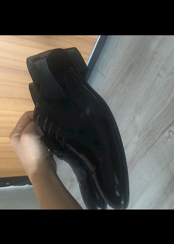 Erkek Siyah Parlak Klasik Ofis Ayakkabısı - Görsel 3