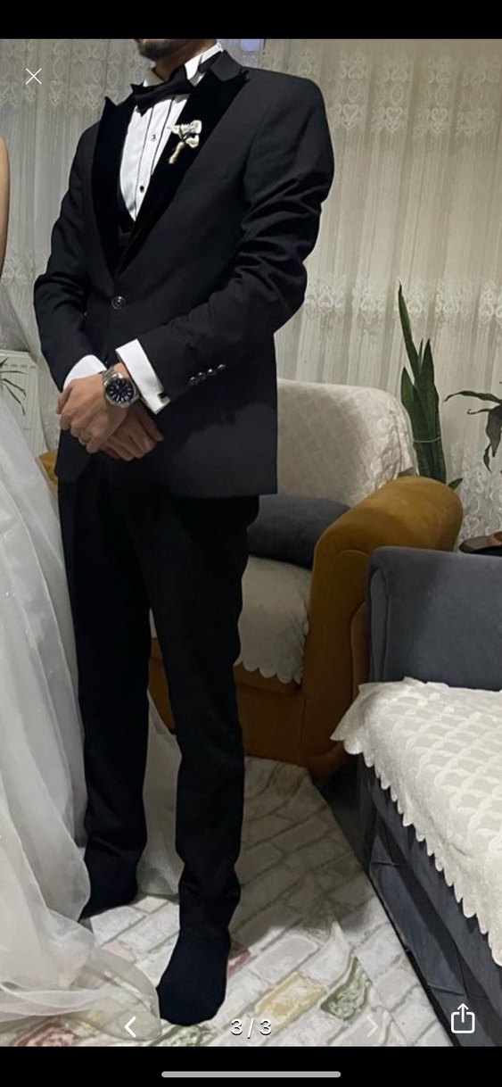 Klasik Siyah Damat Takımı - Görsel 3
