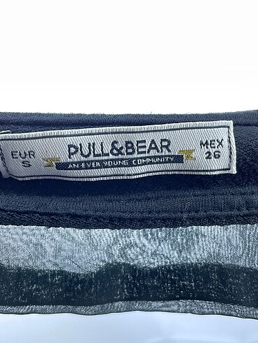 s Beden siyah Renk Pull and Bear Kısa Elbise %70 İndirimli.