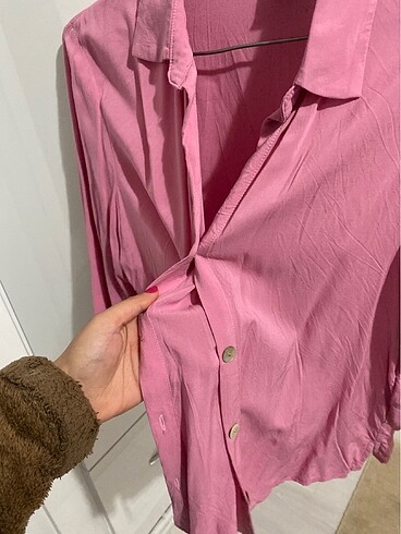 xs Beden hm pembe renk gömlek