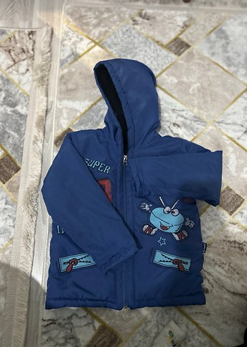 Erkek Çocuk Renkli Baskılı Fermuarlı Ceket - Görsel 3