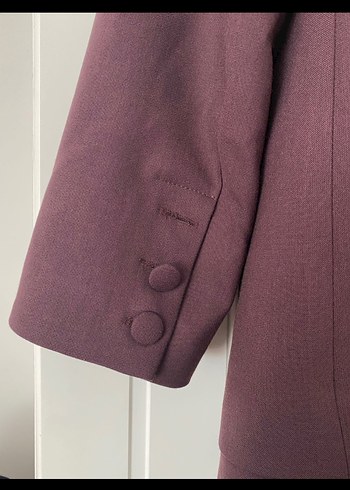 Bordo Kadın Blazer - Görsel 4