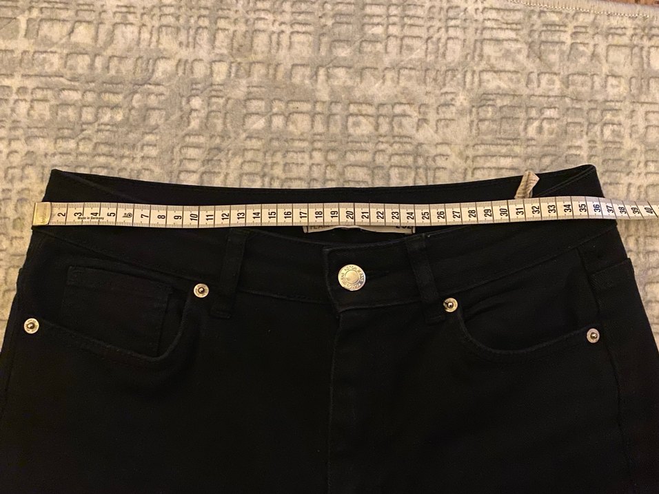 Koton Siyah ispanyol paça kot pantolon - Görsel 2