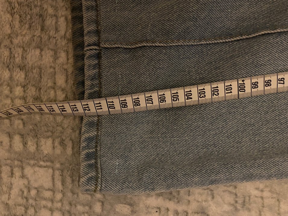 Açık mavi Kadın Bol paça Denim - Görsel 4