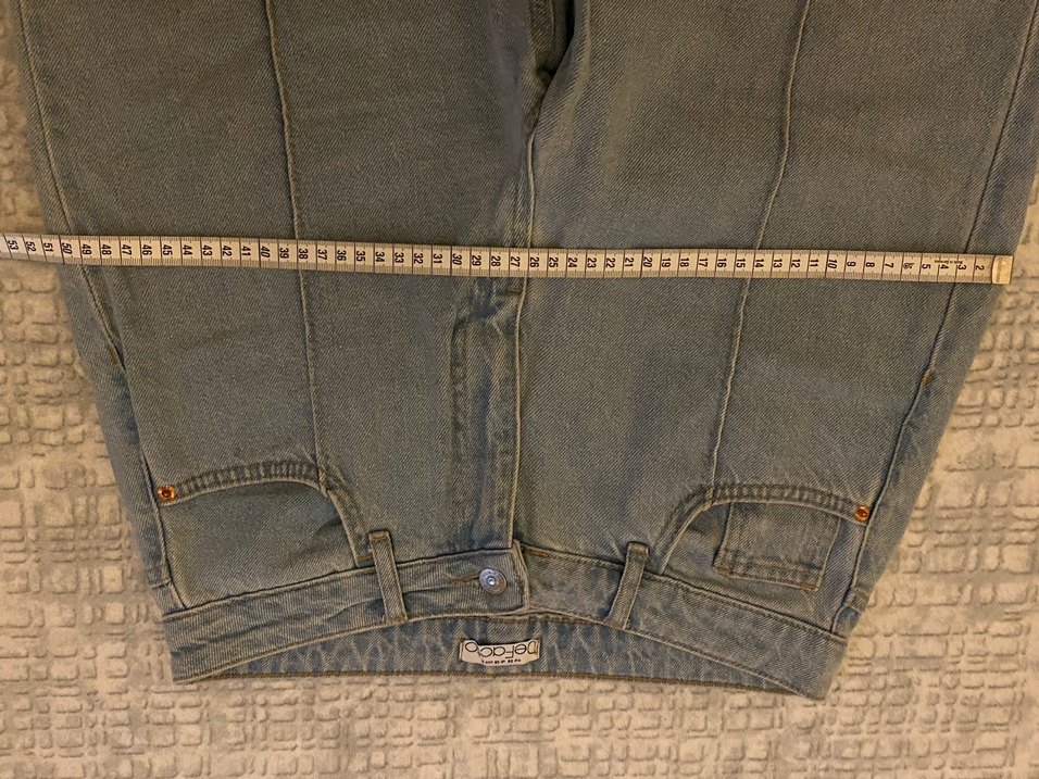 Açık mavi Kadın Bol paça Denim - Görsel 3