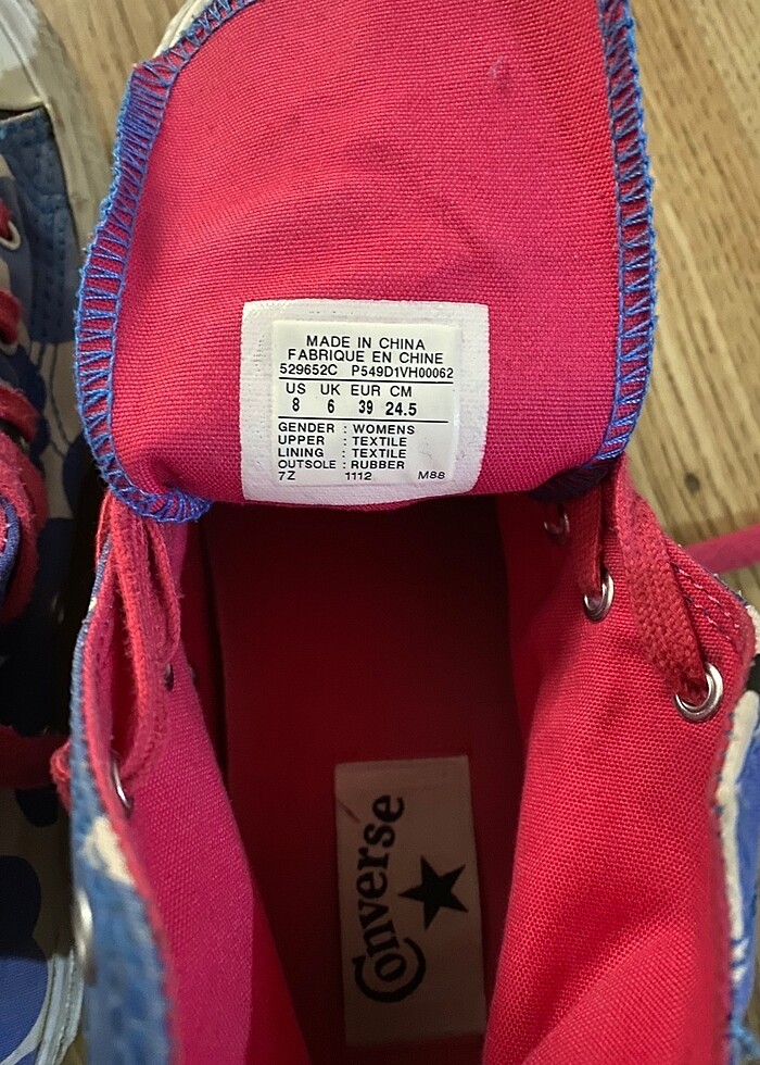 Converse x Marimekko koleksiyon ayakkabı - Görsel 5