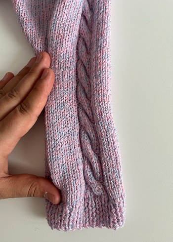 Kız Çocuk Pembe ÖRGÜ Rahat Tayt - Görsel 3