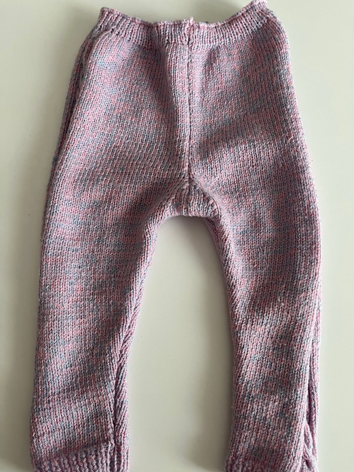 Kız Çocuk Pembe ÖRGÜ Rahat Tayt - Görsel 2