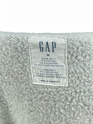 m Beden gri Renk Gap Sweatshirt %70 İndirimli.