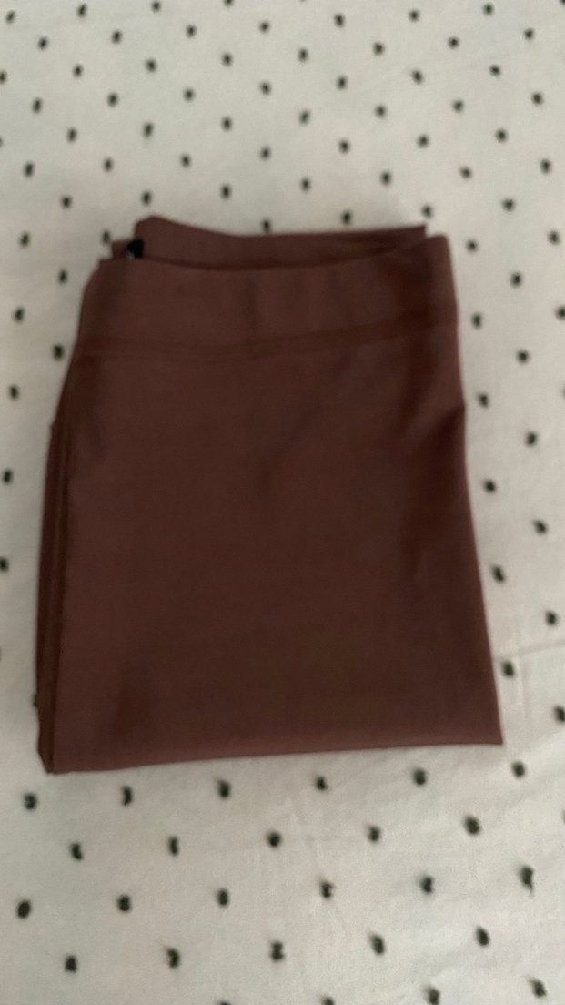 Kahverengi Midi Kadın Tayt - Görsel 4