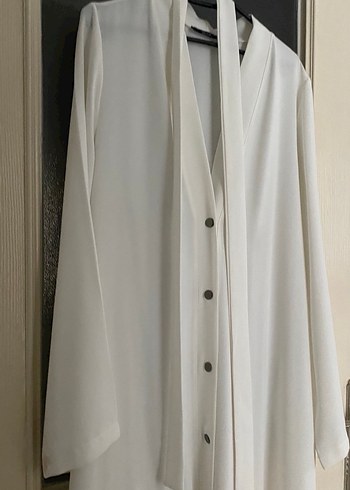 Beyaz abaya - Görsel 3