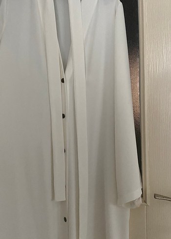 Beyaz abaya - Görsel 8