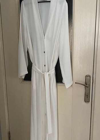 Beyaz abaya - Görsel 7