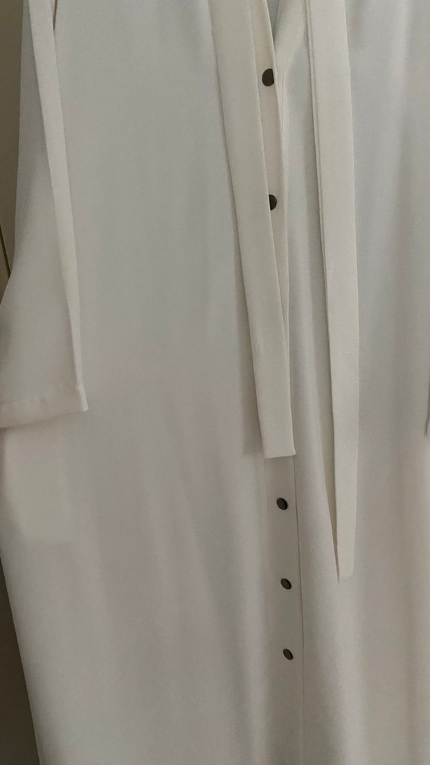 Beyaz abaya - Görsel 2