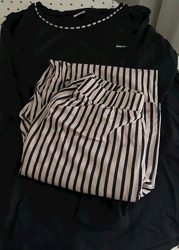 Siyah Hamile Kısa Kollu Tişört - Görsel 7