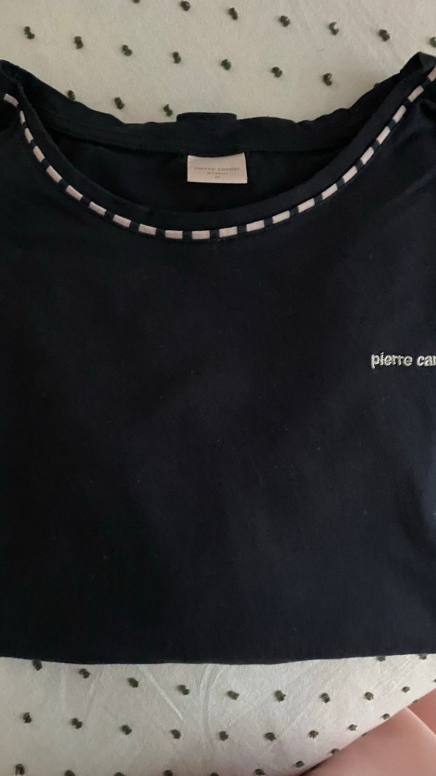 Siyah Hamile Kısa Kollu Tişört - Görsel 3