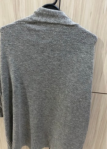 Gri Triko Kadın Hırka - Görsel 8