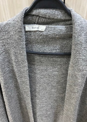 Gri Triko Kadın Hırka - Görsel 3