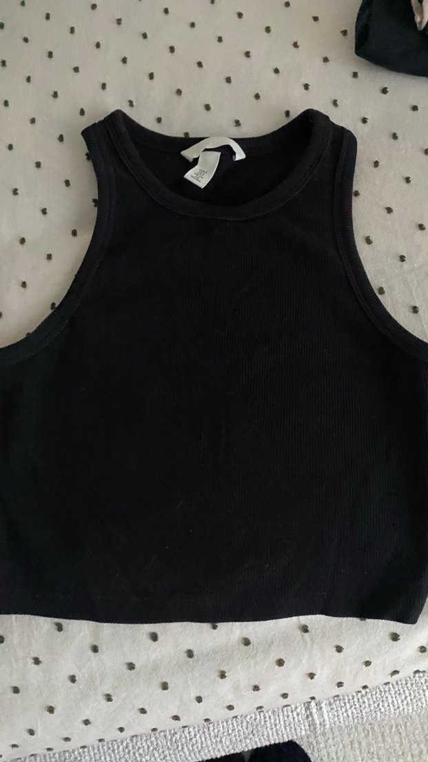 Kadın Siyah Yüksek Yakalı Atlet - Görsel 5