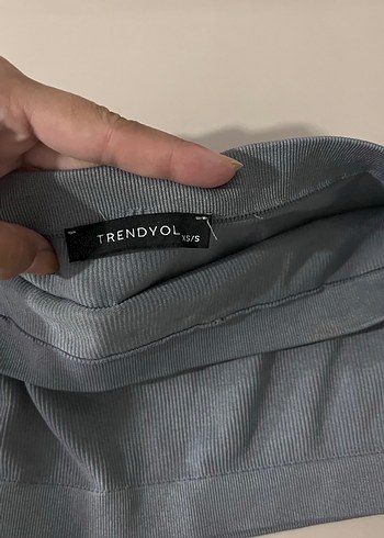 Trendyol & Milla strapless seamless crop top