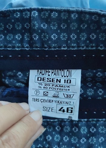 Diğer Gri antrasit erkek kadife Kumaş Pantolon 46 beden