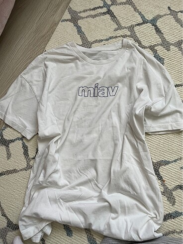 Mavi oversize tişört