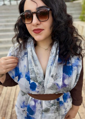 Flora desen şal