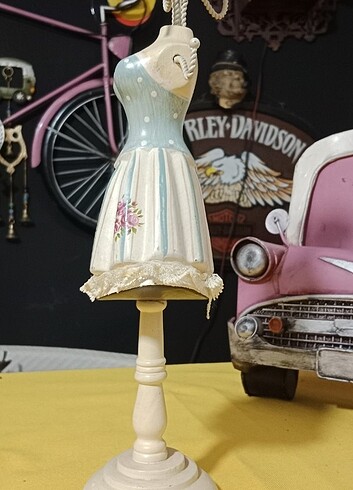 Beden çeşitli Renk Vintage Takı standı