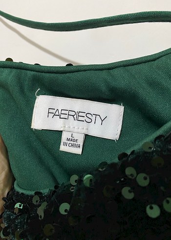 Yeşil Payetli Tek Askılı Uzun Abiye Elbise - Görsel 7