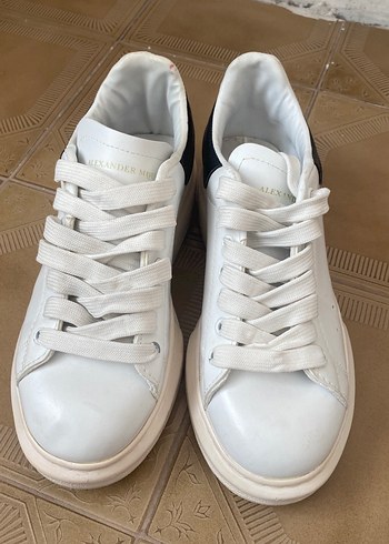 Beyaz Stiletto Topuklu Kadın Spor Ayakkabı - Görsel 2